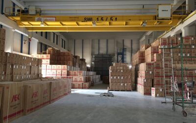 Lifting Solution for Warehouse Operations – Double Girder Crane with Dual Hoists Delivered