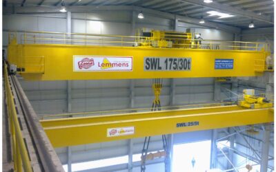 Heavy-Duty Overhead Crane for Generator Facility in Oman – 175 Ton Capacity Delivered