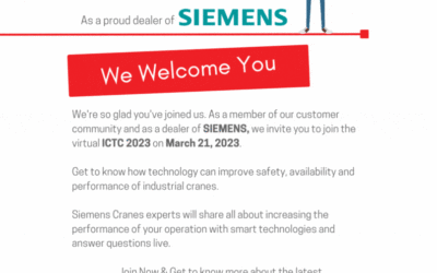 Make it real with digitalization – SIEMENS presents Industry Crane Technology Conference 2023