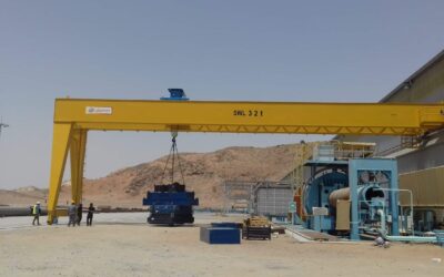 Lifting Solution for Industrial Facility – 3.2 Ton Semi Gantry Crane Delivered